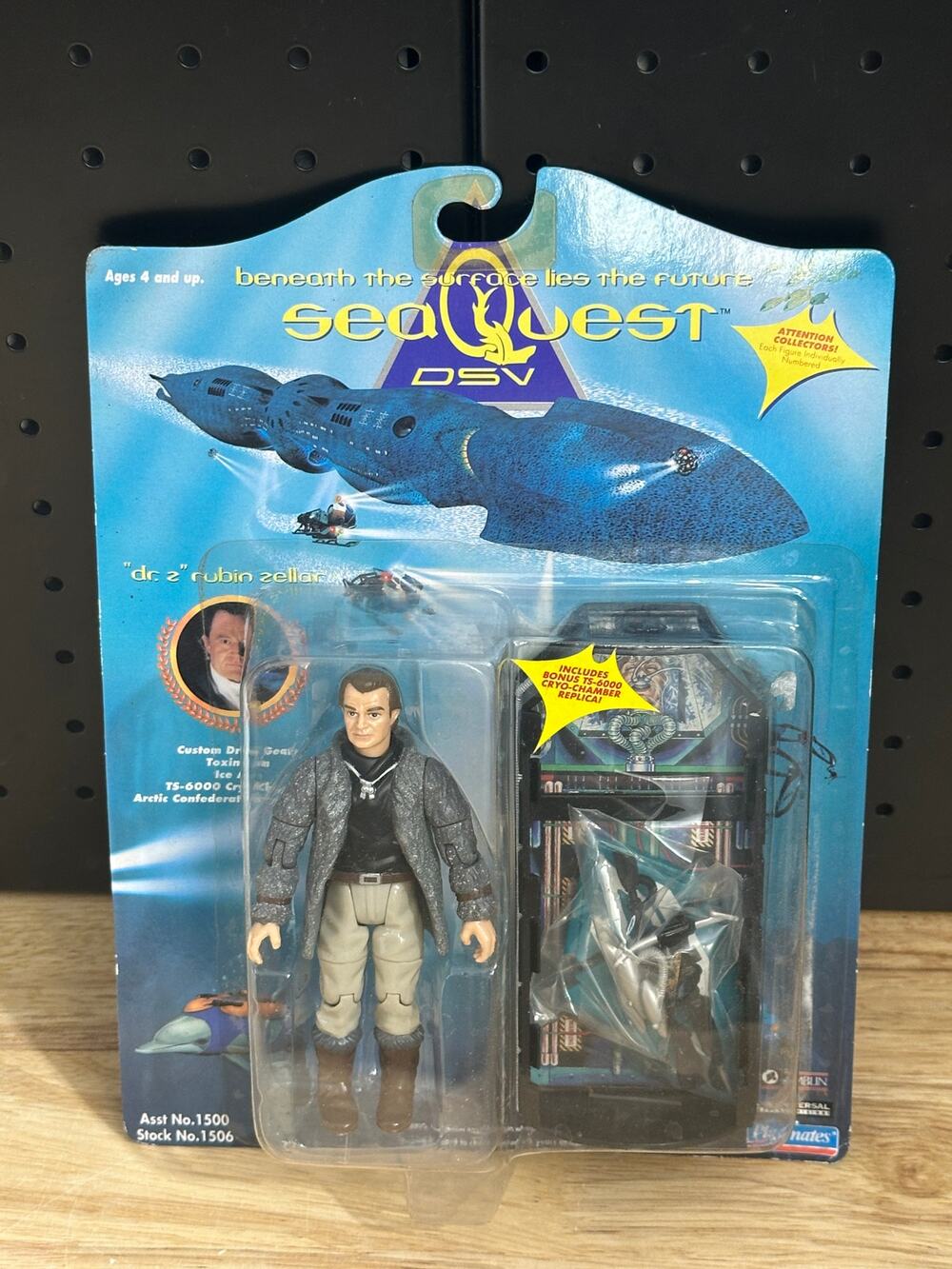 Sea Quest Dr. Z Rubin Action Figure 1994 Playmates Toys New Sealed